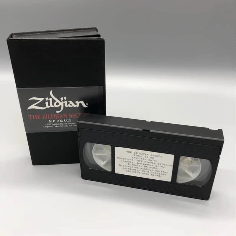 Zildjian The Zildjian Secret VHS (Authorized Dealer’s “NOT FOR SALE” edition)